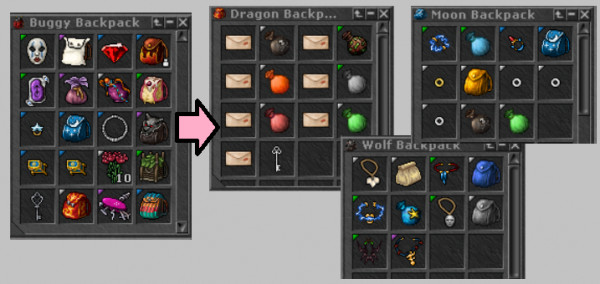 Backpack of holding tibia outlet