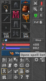 Spell list icon