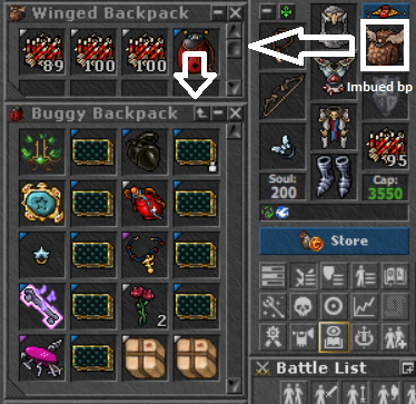 Tibia backpack of holding discount
